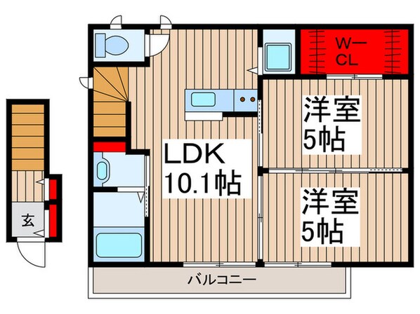 ガーデンヒルズ芝５丁目の物件間取画像